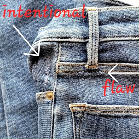 FRAME denim Le High Rise Skinny Crop Jeans 31 Amal NEW imperfect - Picture 8 of 11